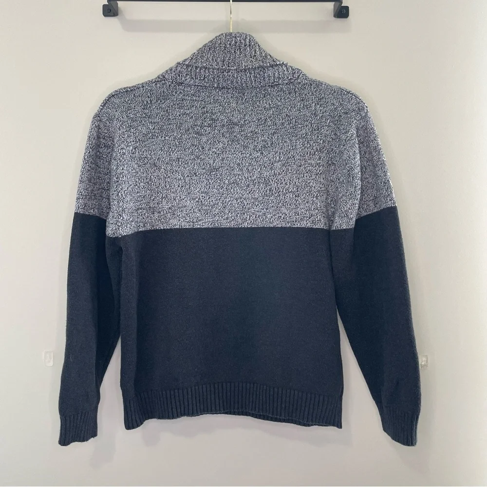 Nautica Boys (Teen) Two-Tone Turtleneck Sweater